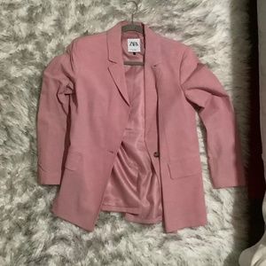 Pink blazer